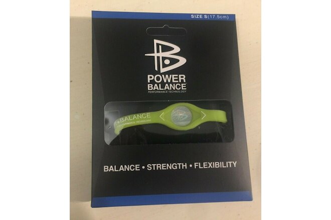 Power Balance Bracelet Wrist Size Medium NEON GREEN (17.5cm) - NEW