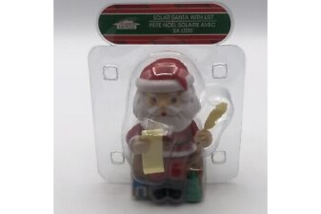 Christmas House Solar Action Santa With List New In Package