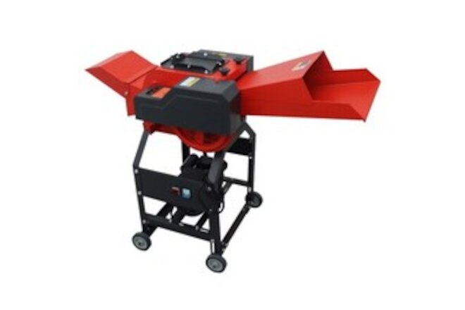 4-blade Hay Cutter Pulverizer 220V Dry Wet Straw Hay Crusher 400-800kg/h 239763