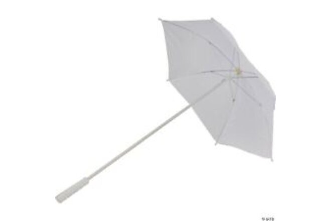 Parasol Nylon White  Costume Accessories