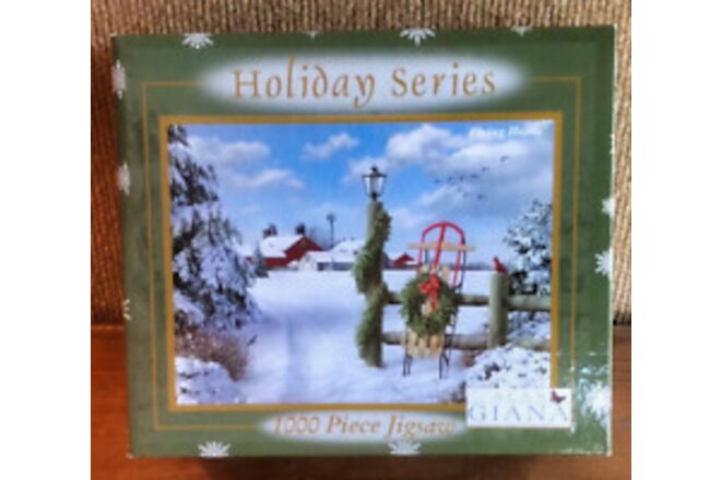 Flying Home Holiday Series Alan Giana 1000 Piece Jigsaw Puzzle 2007 New Sealed