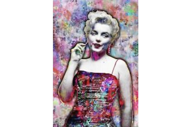 Marilyn Monroe 16x20in Poster Marilyn Monroe Tribute Pop Art Free Shipping US