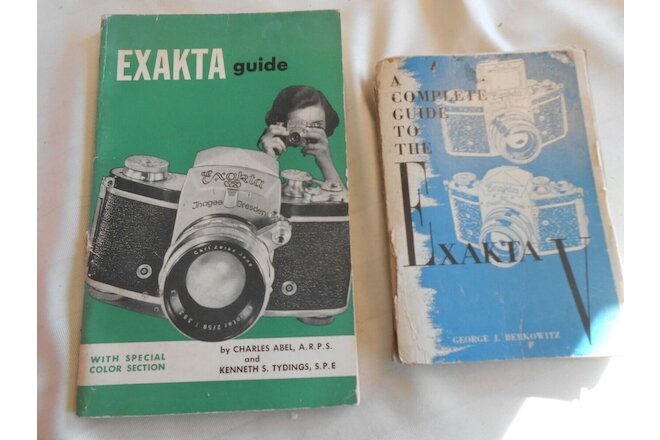 Lot of 2 Vintage Exakta Guides 2nd Edition 1956 & 2nd Print 1951