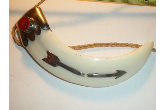 5" Boars Tusk Necklace