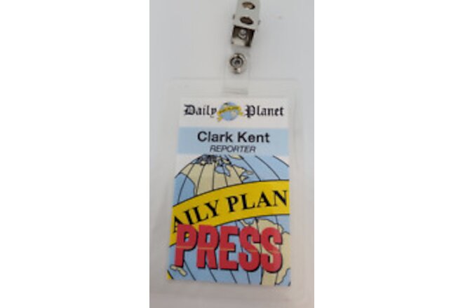 Superman Smallville ID Badge-Daily Planet Clark Kent Reporter Cosplay