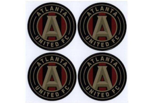 (4) Atlanta United FC MLS Soccer Decals / Yeti Stickers *Free Shipping