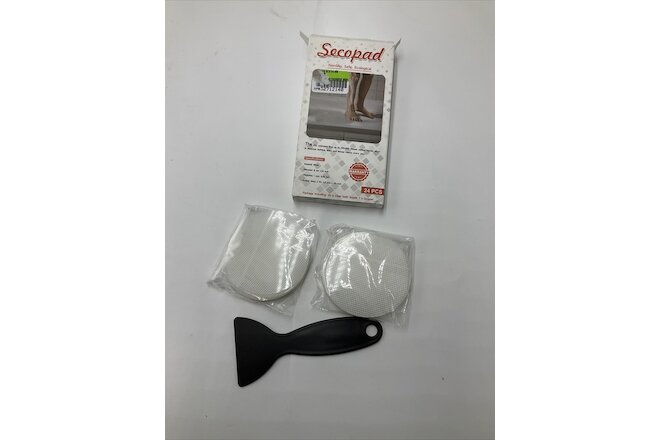 (QTY 24) Secopad Non-Slip Bathtub Stickers Safety Bathroom Tubs Showers Treads