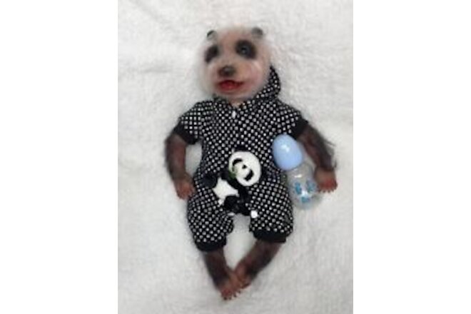 Irresistible 20.47inch Reborn Panda Doll Baby With Adorable Panda Toy Newborn