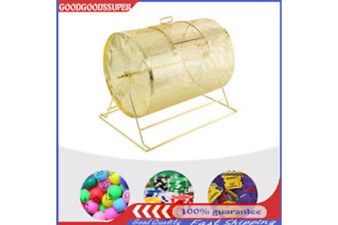 Large Raffle Ticket Drum Lottery Cage Holds 5000 Tickets/200-300 Ping-pong Balls