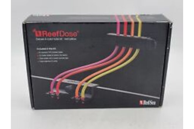 ReefDose Deluxe 4-Color Tube Kit (Red/Yellow) - Red Sea