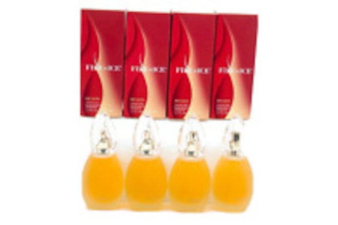 Lot Of 4 Pc - Fire and Ice by Revlon Perfume for Women 1.7 oz EDC Spray New