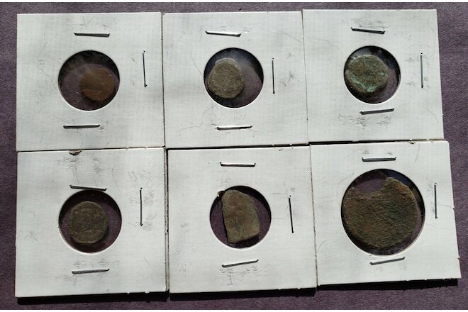 Set of 6  Ancient Coins