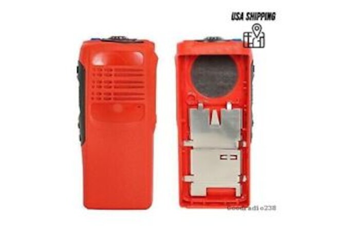 Red Replacement Front Housing Cover Case Compatible with HT750 HT 750 Radio