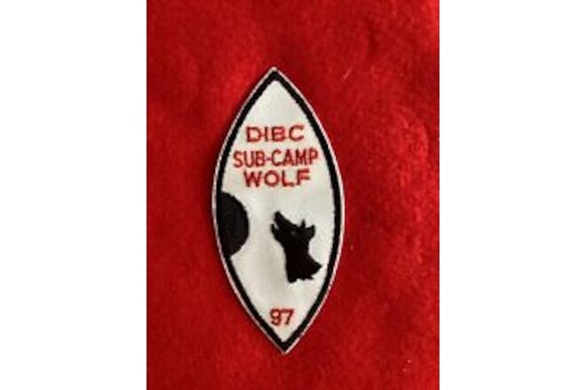 1997 Dorchester International Brotherhood Camporee sub camp Wolf patch