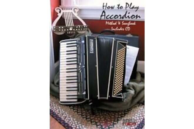 SANTORELLA HOW TO PLAY ACCORDION METHOD & SONGBOOK INCLUDES CD MUSIC BOOK NEW