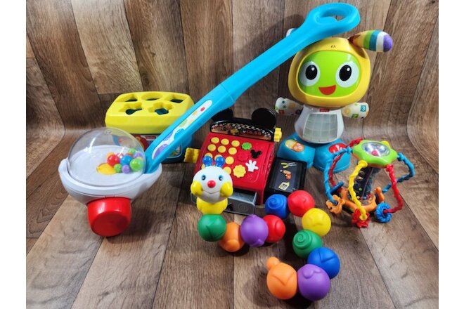 (Lot of 6) Baby Toys - Melissa & Doug, Fisher-price, Classic Corn Popper *MIXED*