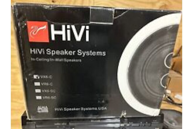 Pair HiVi Swans Hi-Vi  VX6-C In Ceiling In Wall Speakers! NEW in Box