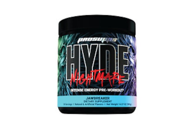 ProSupps Hyde Nightmare Intense Energy Pre-Workout, Dietary Supplement, 14.07 oz