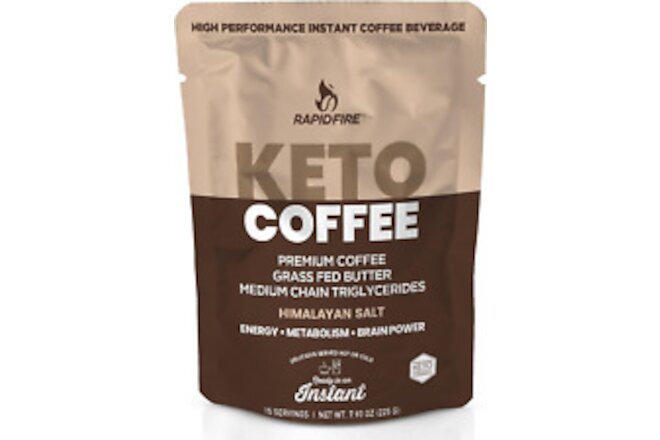 Ketogenic High Performance Instant Coffee Mix, Supports Energy and Metabolism, 1