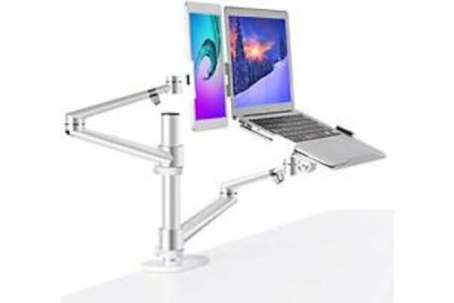 Adjustable 3 in 1 Stand for Laptop, Monitor, Tablet, 360 Rotating, Height Adj...
