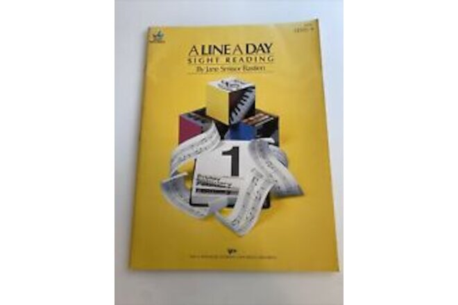 A Line a Day - Sight Reading - Level 4 - by Jane Bastien - 1991 abt