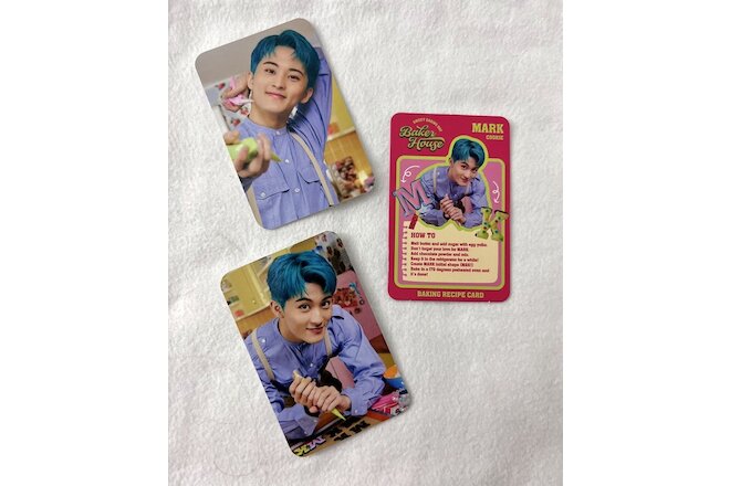 [MARK] NCT 127 Store Baker House MD Random Recipe Card Pack Photocards set 3pcs