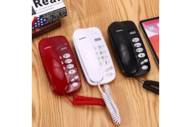 Large Button Corded Phone Landline Compact Telephone  Hotel Office House