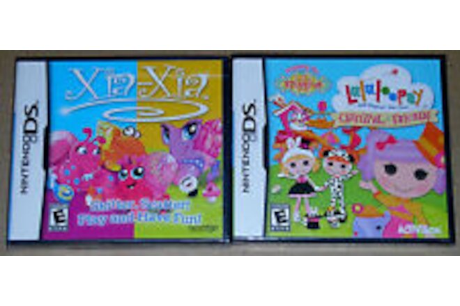 Nintendo DS Lot - Xia-Xia (New) Lalaloopsy Carnival of Friends (New)