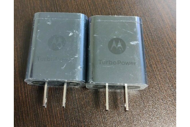 2 Pack Genuine Motorola 3A TurboPower 15 Plus - QC 3.0 Charger SC-51