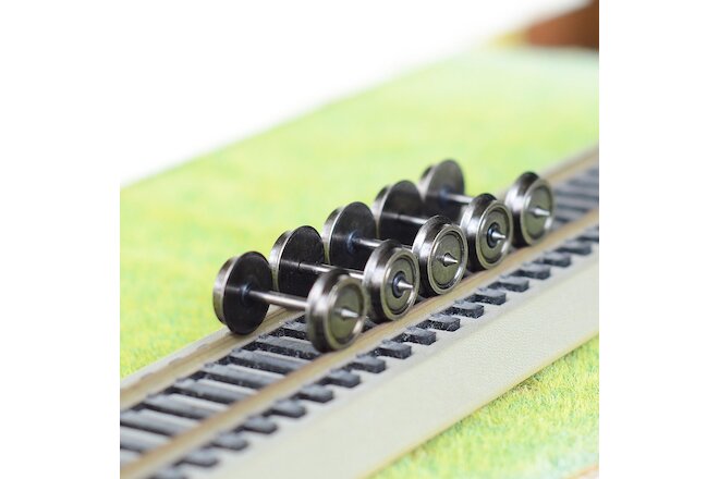 10 x 36'’ coppery Nickel plating metal wheels for Model Train 1:87 HO / OO Scale