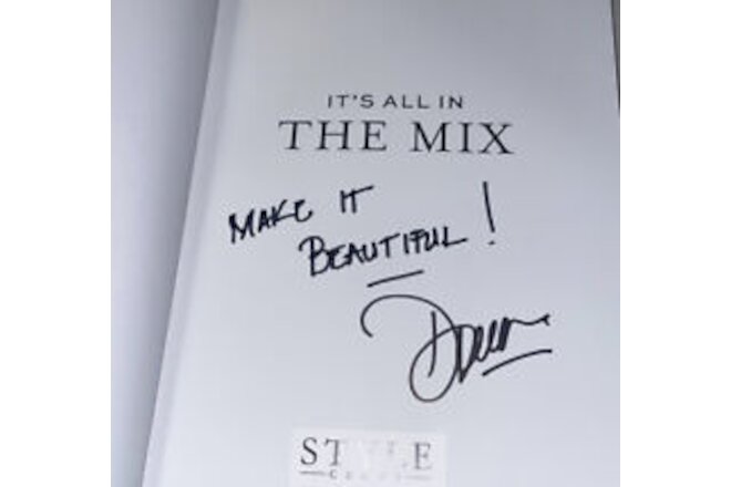 SIGNED All in the Mix : Interior Design Ideas for Living Well Book Dann Foley HC