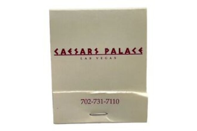 VTG Las Vegas Matchbook Cesars Palace Hotel Casino NV Book Of Matches Unstruck
