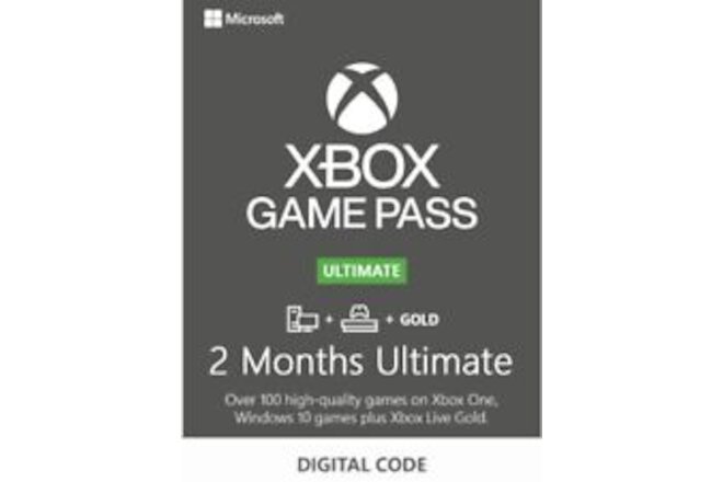 Microsoft Xbox Game Pass Ultimate Trial 2 Months (United States) Activation Code