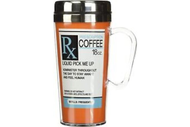 Insulated Travel Mug - Prescription Coffee Cup - Coffee Lovers Gift- Sppontiques