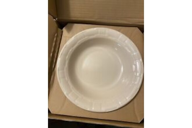 Longaberger Woven Traditions Ivory Family size Pasta Bowl with box