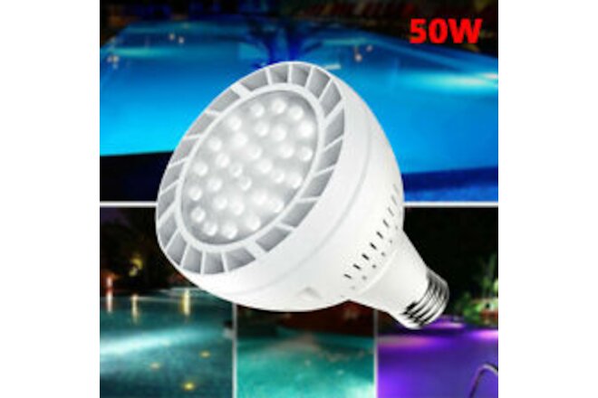 120V 50W 6000K Daylight White Swimming Pool Led Light Bulb Replace High Quality