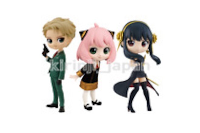 Q Posket Spy x Family Loid Yor Anya Forger Figure A Set of 3 Qposket New Pre