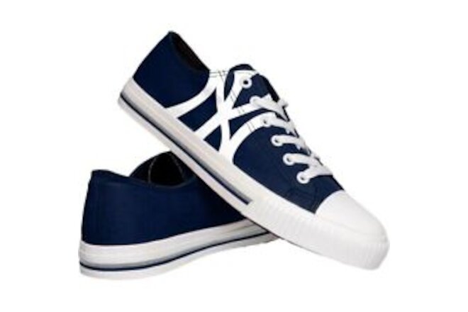 New York Yankees Low Top Big Logo Canvas Shoes SIZE 12