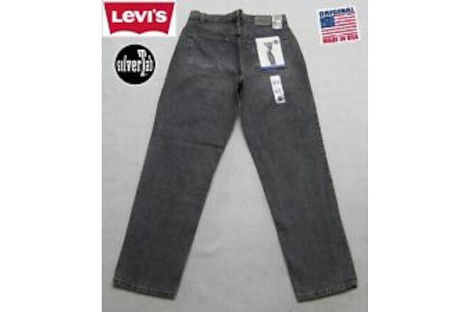 NEW ORIGINAL VINTAGE 1990's LEVI'S SILVERTAB RELAXED FIT DENIM JEANS USA 36x34