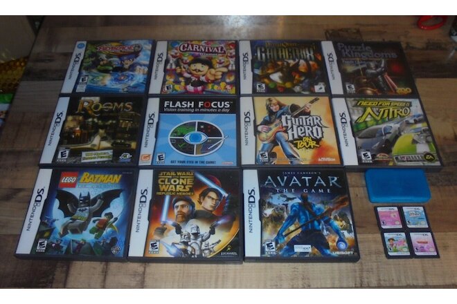 Lot of 15 "Nintendo DS" Games - 11 complete