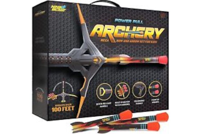 Kids Bow and Arrow Archery Set - Coolest Toys for Boys Age 6 7 8 9 10 11 & 12