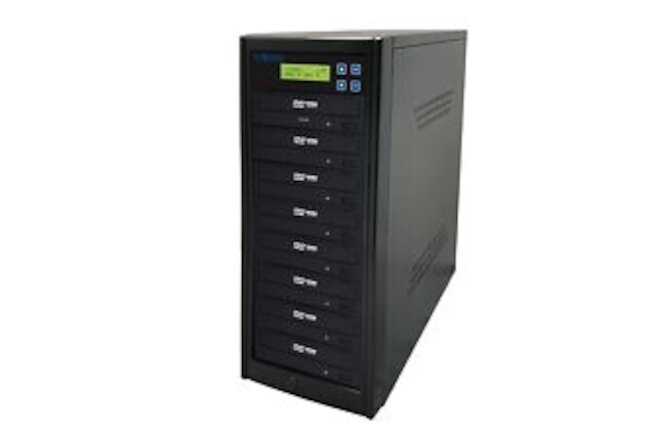 24X SATA 1 to 7 CD DVD M-Disc Supported Duplicator Writer Copier Tower with F...