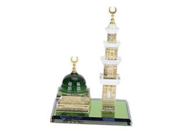 1 Set Muslim Kaaba Dome Mosque Islamic Desktop Ornament Table Car Decor Crafts
