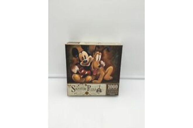 Sealed Mickey Mouse And Pluto Disney Parks Signature Puzzle