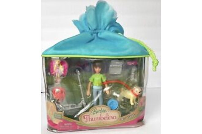 Barbie Thumbelina doll 2008 10 pieces with Makena Mini Doll Playset
