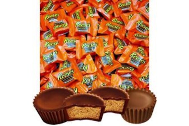 Reeses Peanut Butter Miniature Cups Candy - Peanut Butter covered in Rich Mil...
