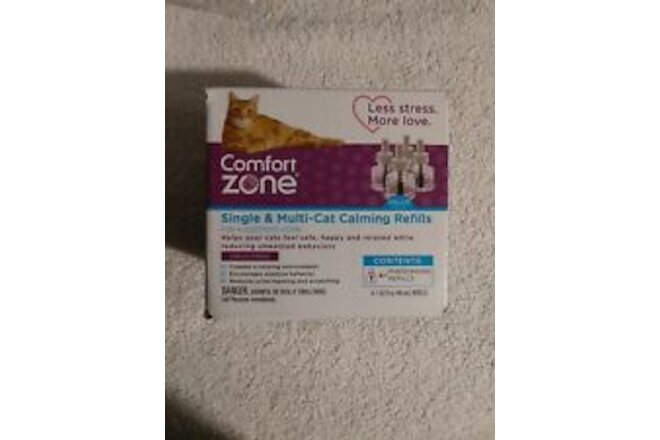 Single & Multi-Cat Calming Kit For A Soothing Home 4PK White 4 Refill-48ml