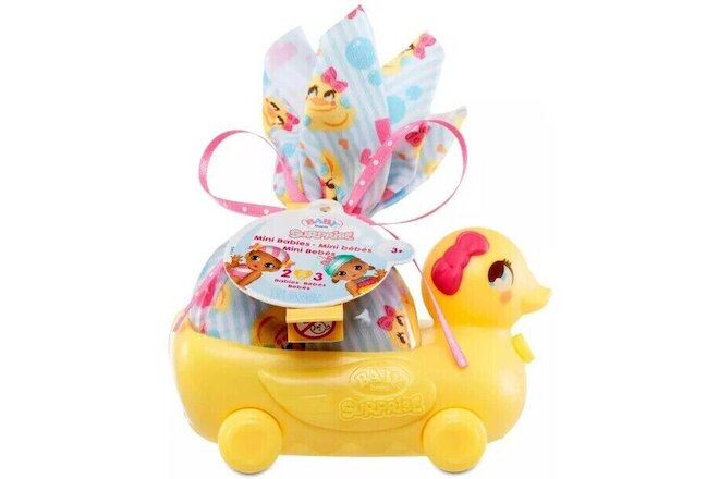 New Baby Born Surprise Mini Babies Series 3 Blind Duck Wagon - Twins or Triplets