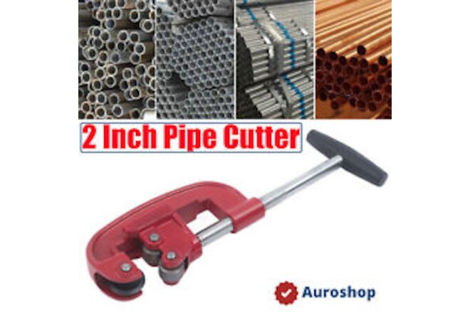 Heavy Duty Pipe Cutter Tool 2-inch Steel Pipe Cutter - Tubing Copper Cutter Set