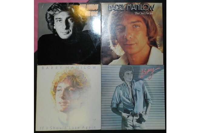 Lot of 4 BARRY MANILOW 12” Vinyl LP